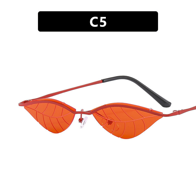 Venta al por mayor de PC sin marco pequeño marco de vanguardia decoración de Navidad deja gafas de sol